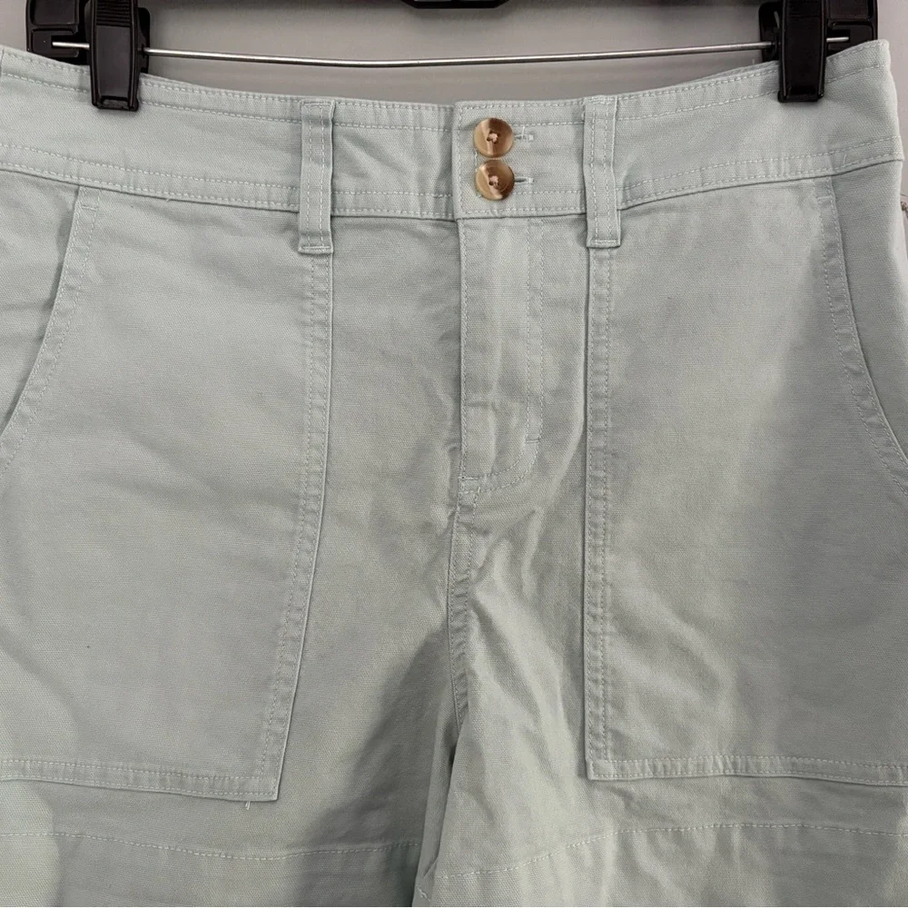 NWT A New Day Mint Green High-Rise Stretch Utility Shorts Size 8 - Picture 3 of 9